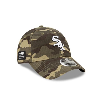 Sapca New Era Chicago White Sox MLB Armed Forces Weekend Stretch Snap 9FORTY Adjustable - Verzi